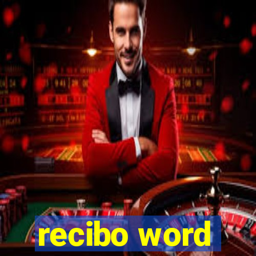 recibo word